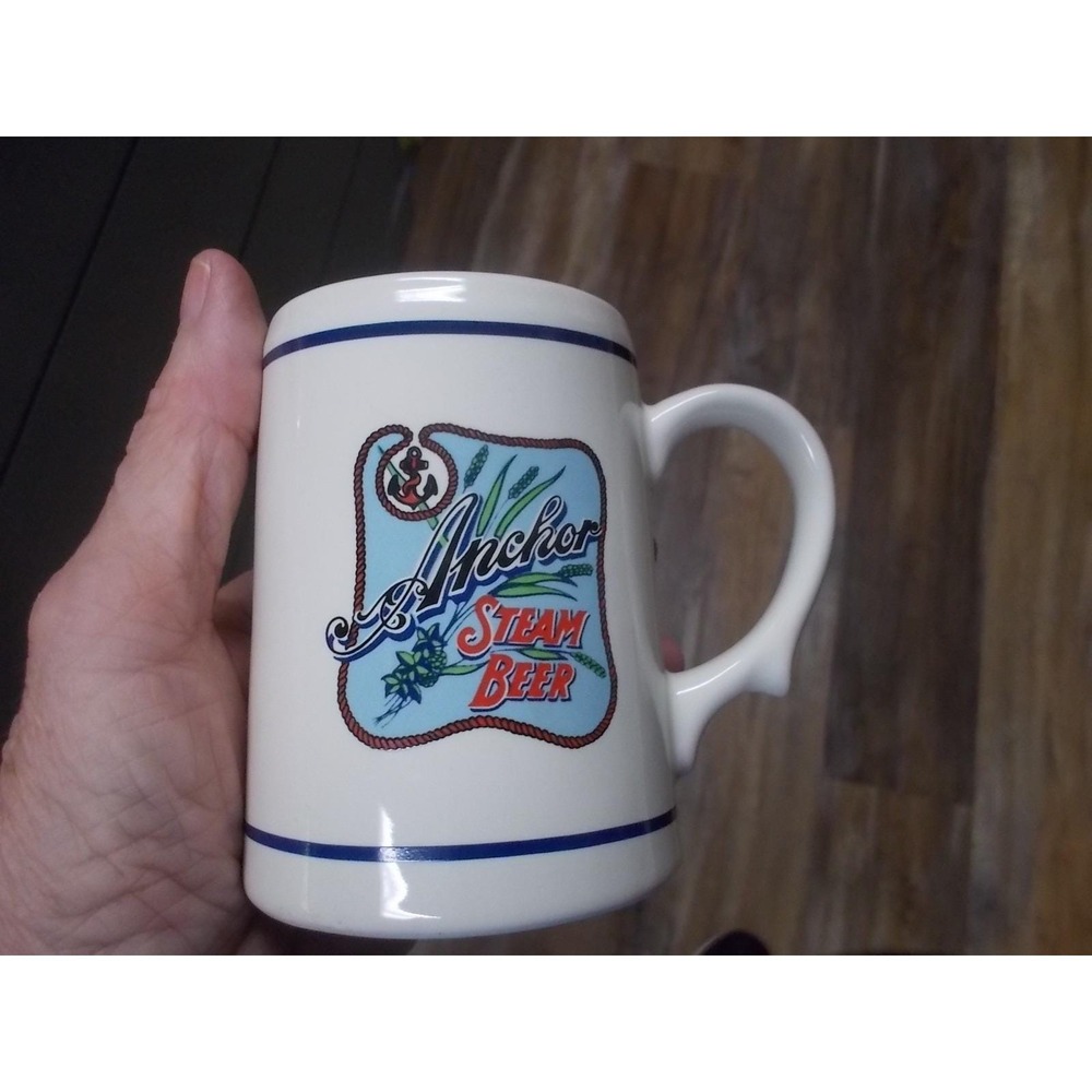 Vintage 1985 Anchor Steam Beer Brewing Co Tankard Mug Franklin Mint Collection